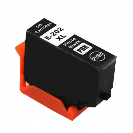 1 Cartouche compatible EPSON T202XL Photo Noir (Série Kiwi)