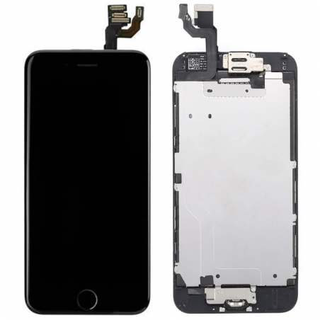 BLOC LCD POUR IPHONE 6 NOIR TOUT ASSEMBLÉ VITRE TACTILE + ECRAN LCD SANS OUTILS