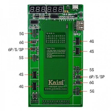 Chargeur Testeur Reconditionnement de batterie iPhone PRO Kaisi K-9201