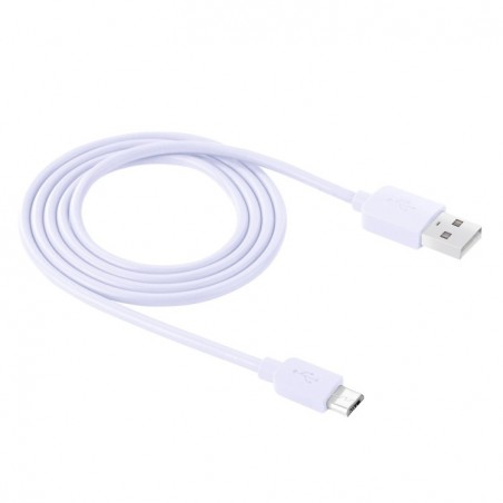 Câble chargeur HAWEEL 1m Micro usb Blanc
