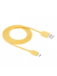 Câble chargeur HAWEEL 1m Micro usb Jaune