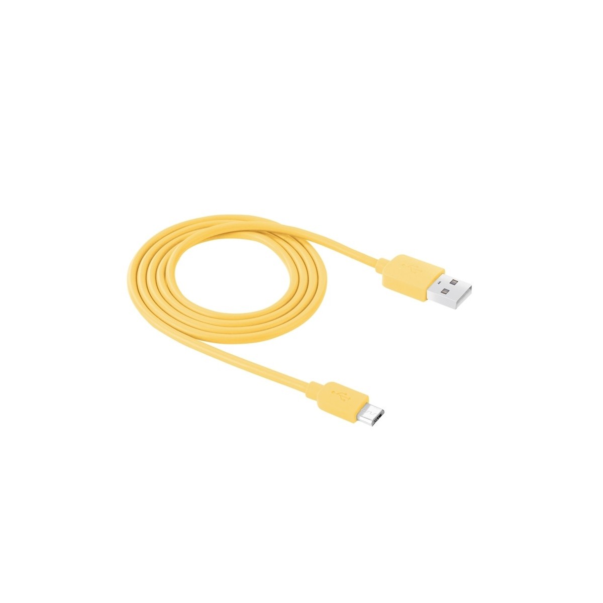 Câble chargeur HAWEEL 1m Micro usb Jaune