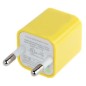 Chargeur Secteur USB pour iPhone Jaune Chargeur Secteur USB pour iPhone Jaune