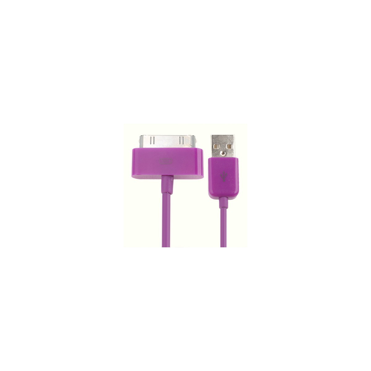 Câble de synchronisation USB pour iPhone 4 & 4S 1m Violet