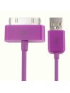Câble de synchronisation USB pour iPhone 4 & 4S 1m Violet