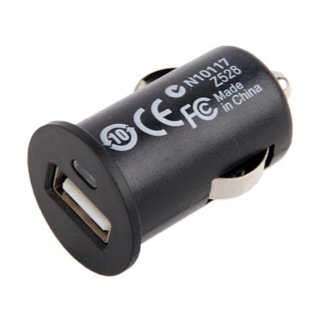 Chargeur de voiture Allume Cigare USB 12/24V 5V 1A Noir