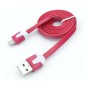 Câble chargeur plat 1m Micro usb Rouge Câble chargeur plat 1m Micro usb Rouge