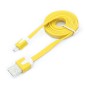 Câble chargeur plat 1m Micro usb Jaune Câble chargeur plat 1m Micro usb Jaune