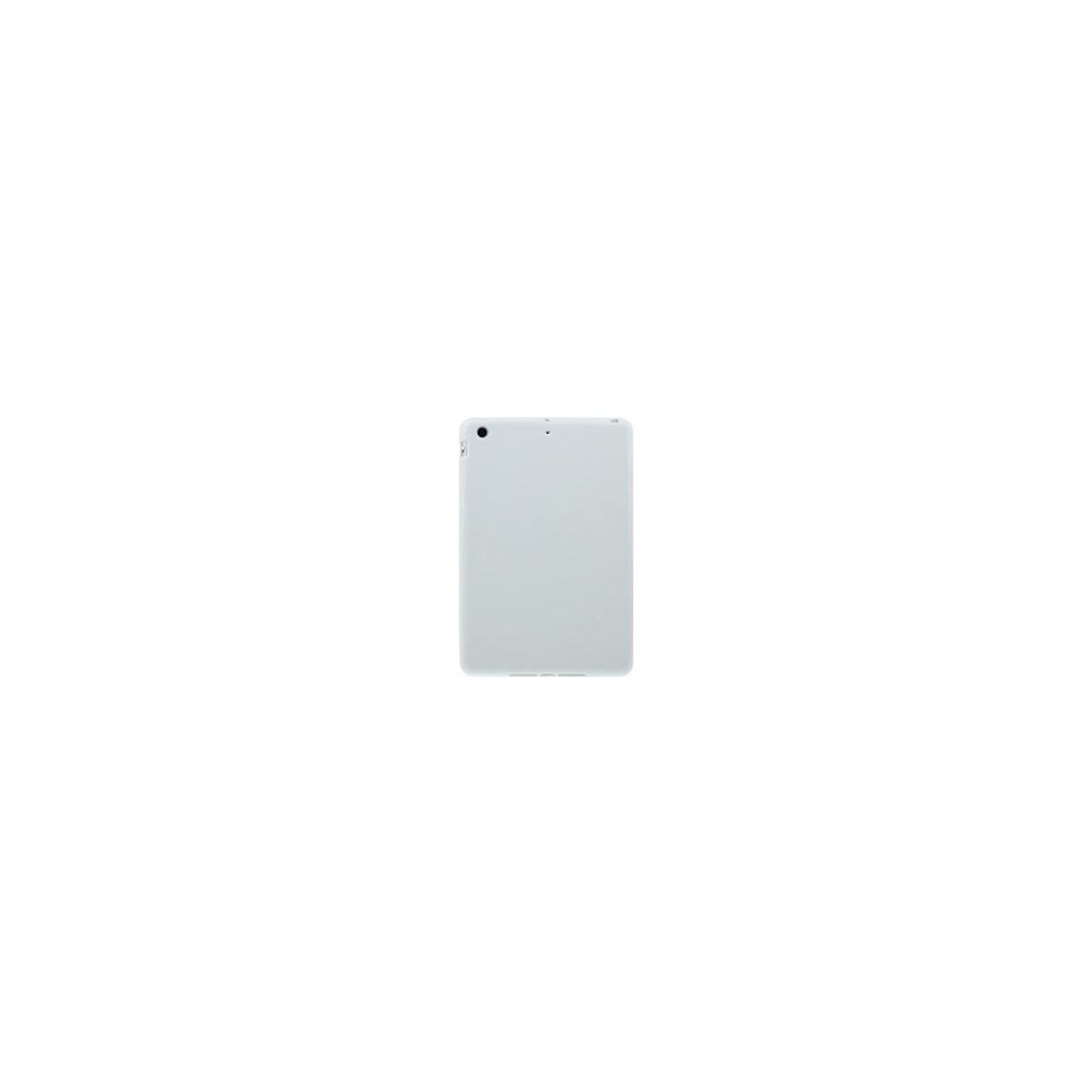 Coque Silicone Gel iPad mini 1/2/3 Blanc