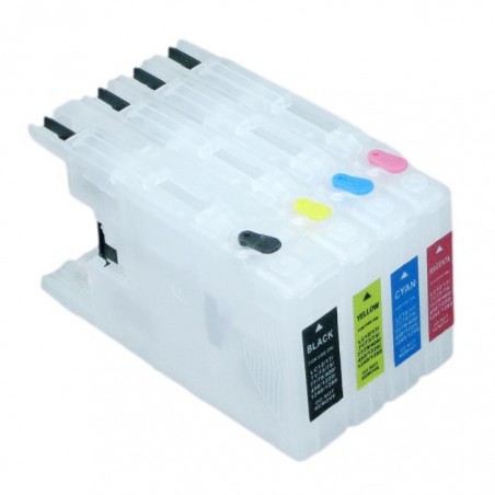 Cartouches rechargeables Compatibles Brother LC1220 LC1240 LC1280