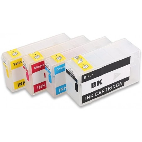 4 Cartouches rechargeables Canon PGI-1500XL