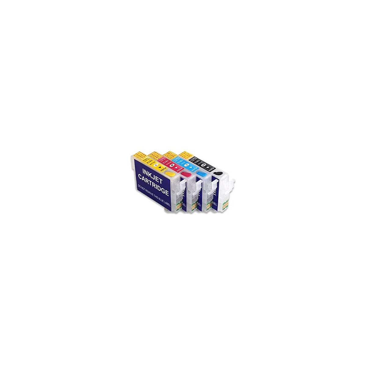 4 Cartouches rechargeables Epson T1281-1284 (Série Renard) 4 Cartouches rechargeables Epson T1281-1284 (Série Renard)