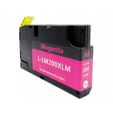 1 Cartouche compatible Lexmark L-LM200XL Magenta