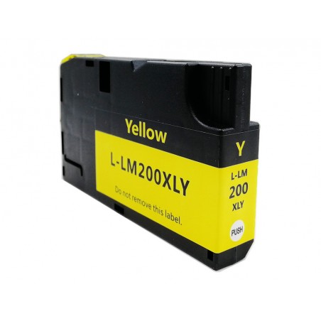 1 Cartouche compatible Lexmark L-LM200XL Yellow