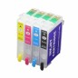 4 Cartouches rechargeables Epson T0611-0614 4 Cartouches rechargeables Epson T0611-0614