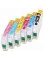 6 Cartouches rechargeables Epson T0791-0796