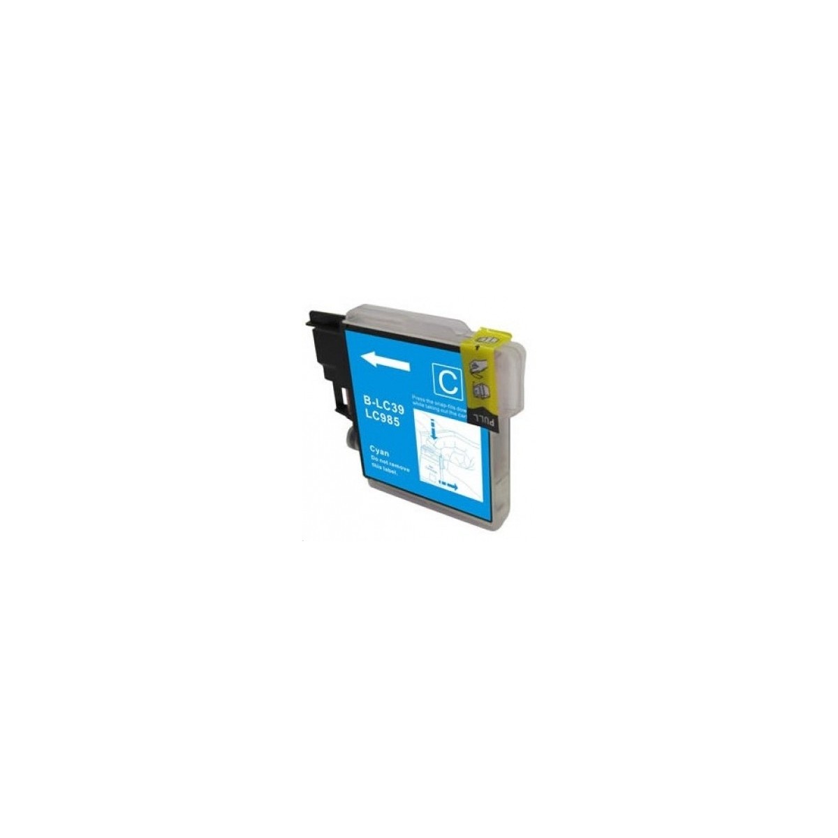 1 Cartouche compatible avec Brother LC-39/LC975/LC985 Cyan