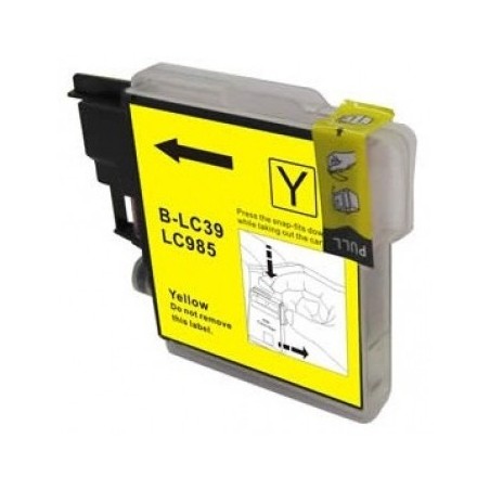 1 Cartouche compatible avec Brother LC-39/LC975/LC985 Yellow