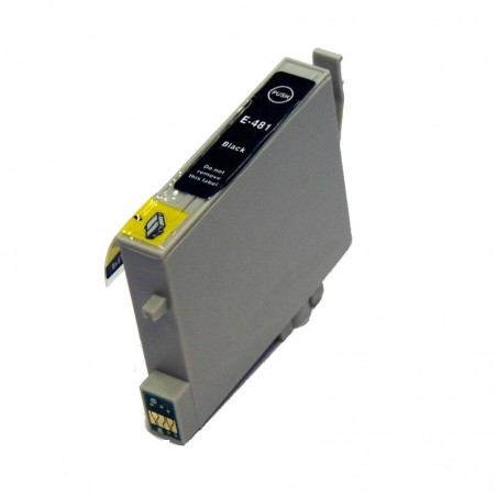 1 Cartouche compatible Epson T481 Noir (Série Hippocampe)