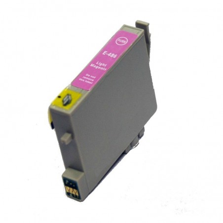 1 Cartouche compatible Epson T486 Light Magenta (Série Hippocampe)