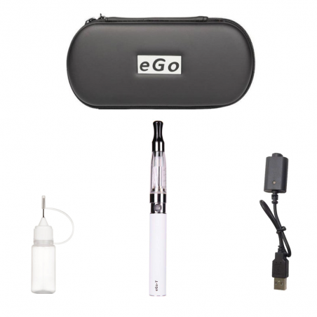 Cigarette Electronique vaprizer Ego Ce4 1,6ml atomiseur batterie 900 mAh Blanc + Cas
