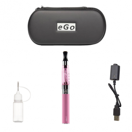 Cigarette Electronique vaprizer Ego Ce4 1,6ml atomiseur batterie 900 mAh Rose + Cas