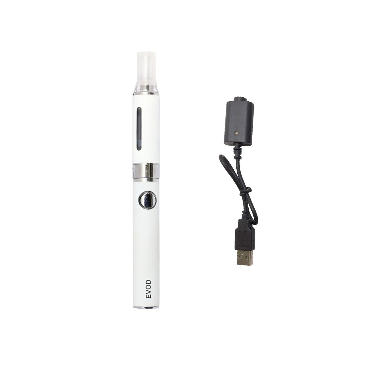 Cigarette Electronique vaprizer EVOD 1,5ml atomiseur batterie 900 mAh Blanc