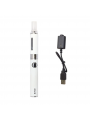 Cigarette Electronique vaprizer EVOD 1,5ml atomiseur batterie 900 mAh Blanc