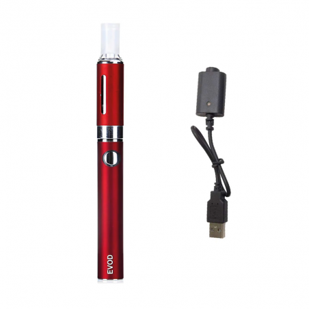 Cigarette Electronique vaprizer EVOD 1,5ml atomiseur batterie 900 mAh Rouge