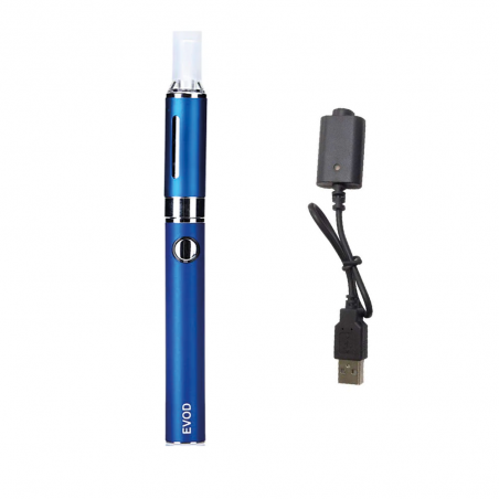 Cigarette Electronique vaprizer EVOD 1,5ml atomiseur batterie 900 mAh Fontè Bleu