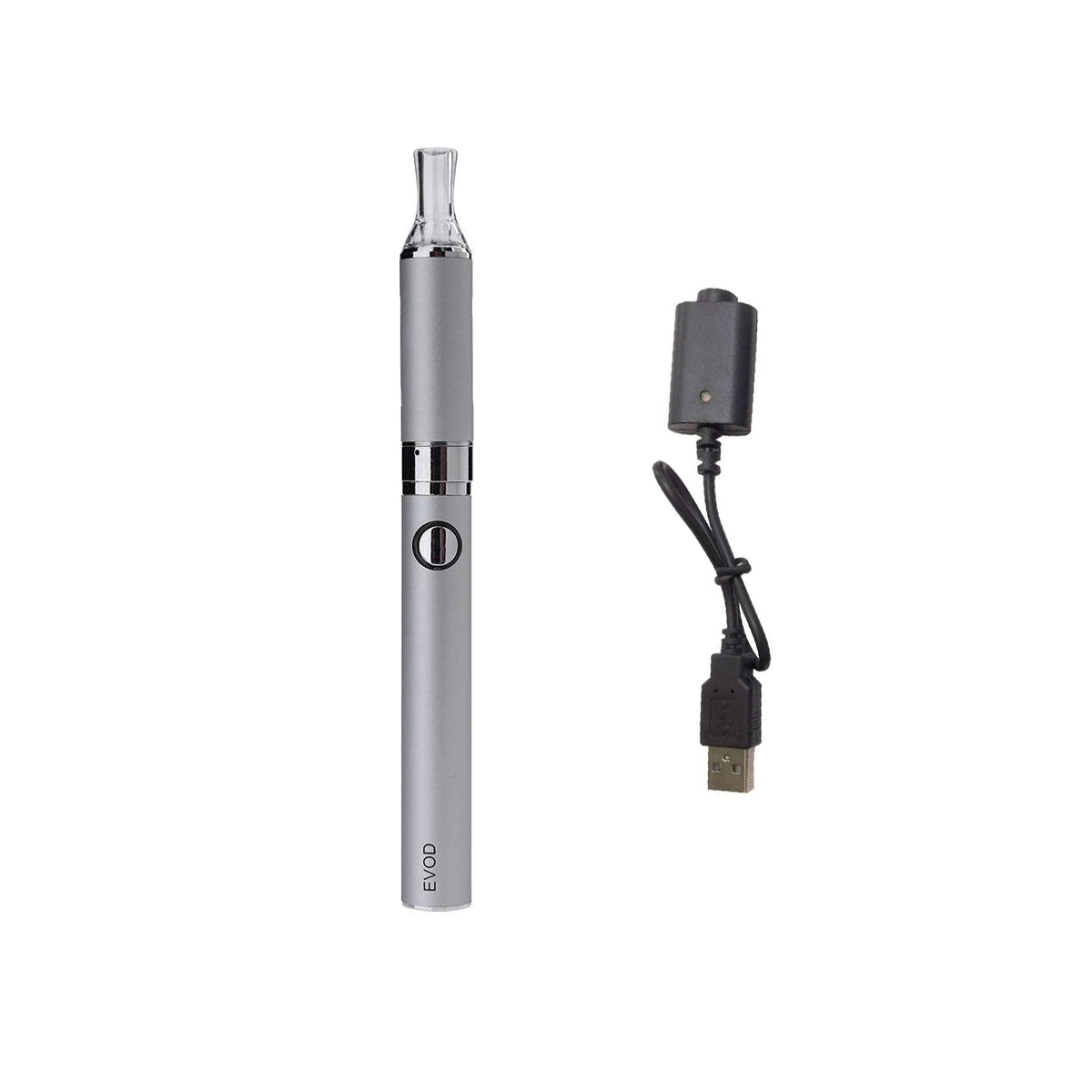 Cigarette Electronique vaprizer EVOD 1,5ml atomiseur batterie 900 mAh Grey