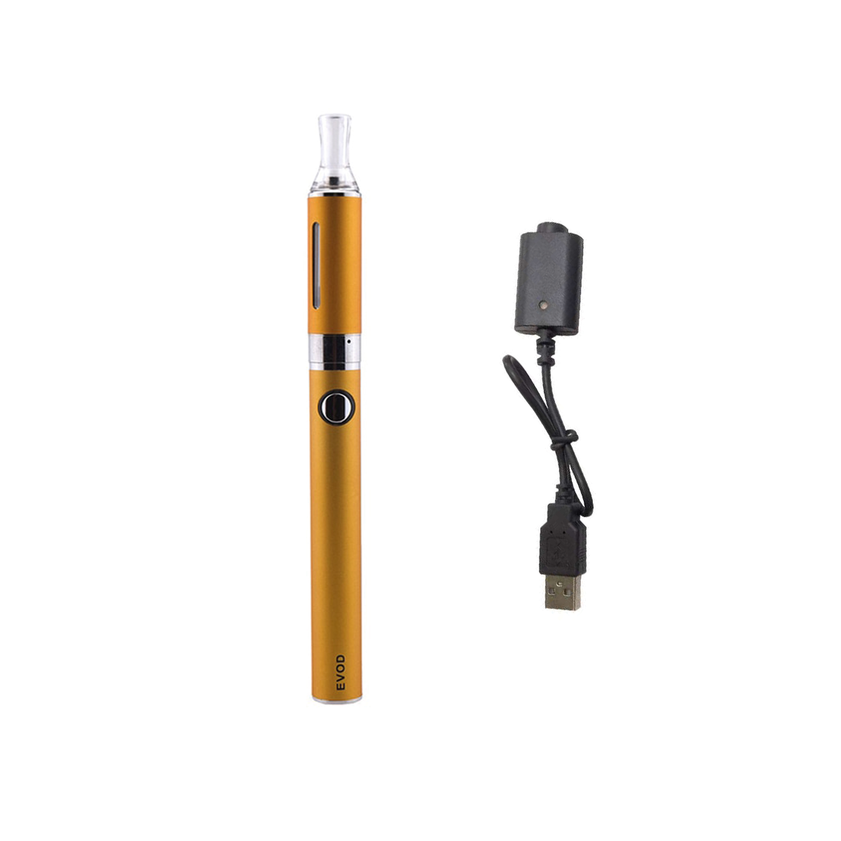 Cigarette Electronique vaprizer EVOD 1,5ml atomiseur batterie 900 mAh Or