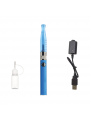 Cigarette Electronique vaprizer Ego H2, 2-ml atomiseur batterie 900 mAh, no cotton, Bleu