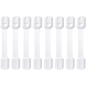 Lot de 8 Sécurité Enfant Portes de Placard Loquets, Adhésif Super Fort Système de Sangle & Loquet Réglable