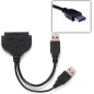 Câble Adaptateur pour Les disques de 2,5 Pouces à l'USB 3.0 ou 2.0 et Le connecteur SATA pour Disque Dur 2.5" PC SSD + HDD et 2, Câble Adaptateur pour Les disques de 2,5 Pouces à l'USB 3.0 ou 2.0 et Le connecteur SATA pour Disque Dur 2.5" PC SSD + HDD et 2,