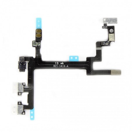 NAPPE FLEX DU BOUTON POWER ON/OFF + VOLUME + VIBREUR pour IPHONE 5
