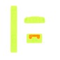 Boutons volume vibreur power Vert iPhone 5C