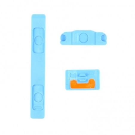 Boutons volume vibreur power Bleu iPhone 5C
