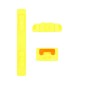 Boutons volume vibreur power Jaune iPhone 5C