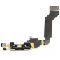 Nappe connecteur de charge Noir iPhone 4S Nappe connecteur de charge Noir iPhone 4S
