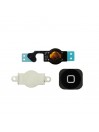 Bouton home Noir + Nappe + Membranne + Support Métalique iPhone 5