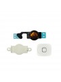 Bouton home Blanc + Nappe + Membranne + Support Métalique iPhone 5