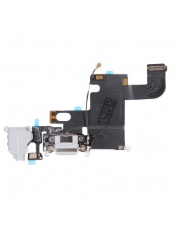 NAPPE JACK ECOUTEUR + CONNECTEUR DE CHARGE IPHONE 6 BLANC
