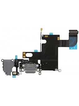 NAPPE JACK POUR IPHONE 6 ECOUTEUR + CONNECTEUR DE CHARGE GRIS-NOIR