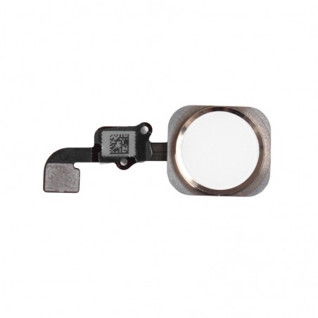 BOUTON HOME + NAPPE POUR IPHONE 6 BLANC-ARGENT