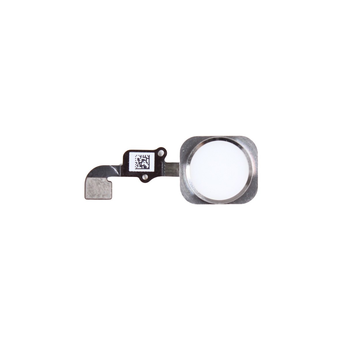 BOUTON HOME + NAPPE POUR IPHONE 6 BLANC-ARGENT