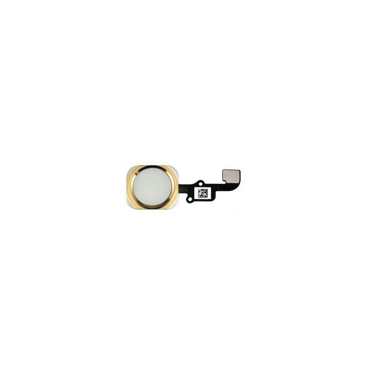BOUTON HOME + NAPPE POUR IPHONE 6 BLANC-OR