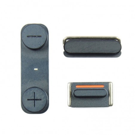 Boutons volume vibreur power Noir iPhone 5S