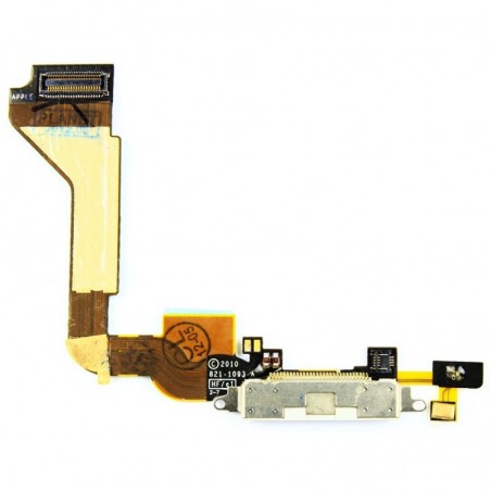 Nappe Connecteur De Charge Blanc Pour iPhone 4