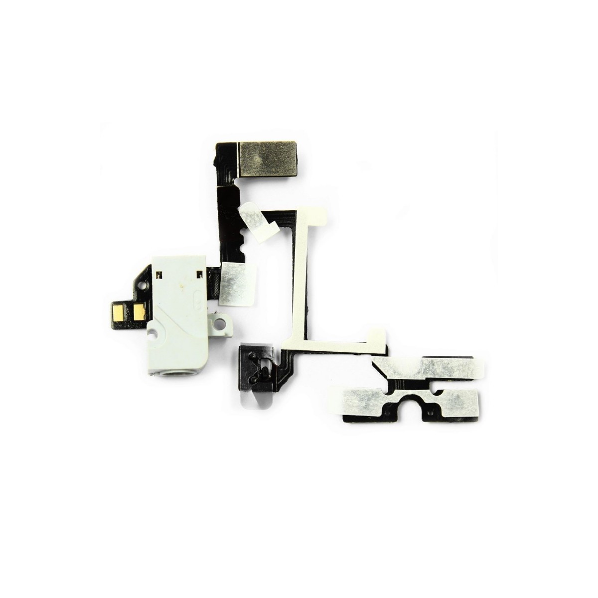 Nappe prise jack vibreur volume audio pour iPhone 4 Blanc Nappe prise jack vibreur volume audio pour iPhone 4 Blanc